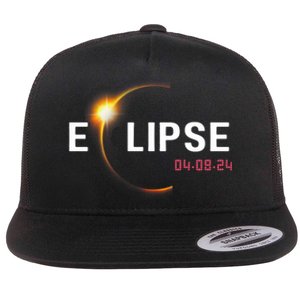 2024 Solar Eclipse 2024 04.08.24 Eclipse Flat Bill Trucker Hat