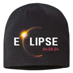 2024 Solar Eclipse 2024 04.08.24 Eclipse Sustainable Beanie