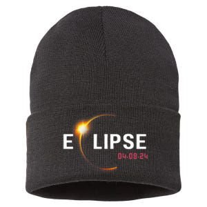 2024 Solar Eclipse 2024 04.08.24 Eclipse Sustainable Knit Beanie