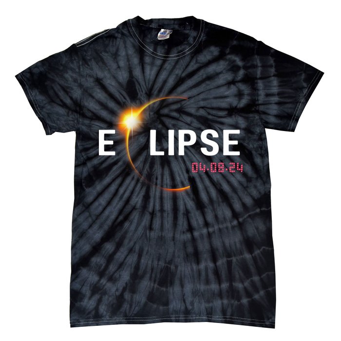 2024 Solar Eclipse 2024 04.08.24 Eclipse Tie-Dye T-Shirt