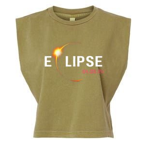 2024 Solar Eclipse 2024 04.08.24 Eclipse Garment-Dyed Women's Muscle Tee