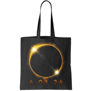 2024 Solar Eclipse 2024 040824 Eclipse Tote Bag