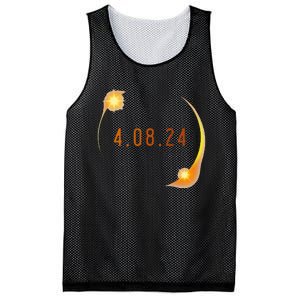 2024 Solar Eclipse American Totality Spring 4.08.24 Mesh Reversible Basketball Jersey Tank