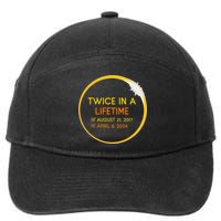 2024 Solar Eclipse 2024 040824 Eclipse 7-Panel Snapback Hat