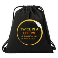 2024 Solar Eclipse 2024 040824 Eclipse Drawstring Bag