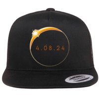 2024 Solar Eclipse 2024 040824 Eclipse Flat Bill Trucker Hat