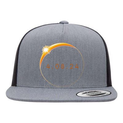 2024 Solar Eclipse 2024 040824 Eclipse Flat Bill Trucker Hat