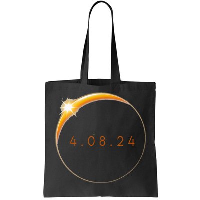 2024 Solar Eclipse 2024 040824 Eclipse Tote Bag