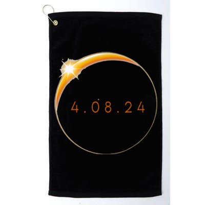 2024 Solar Eclipse 2024 040824 Eclipse Platinum Collection Golf Towel