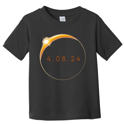 2024 Solar Eclipse 2024 040824 Eclipse Toddler T-Shirt