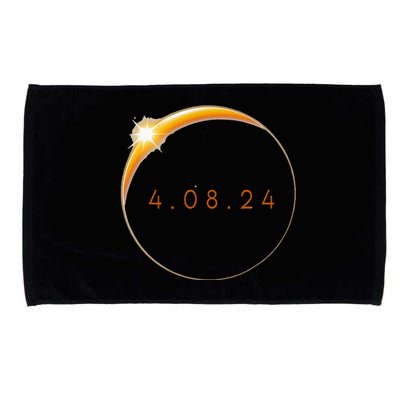 2024 Solar Eclipse 2024 040824 Eclipse Microfiber Hand Towel