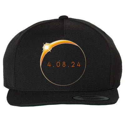 2024 Solar Eclipse 2024 040824 Eclipse Wool Snapback Cap