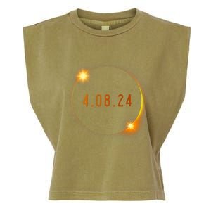 2024 Solar Eclipse American Totality Spring 4.08.24 Garment-Dyed Women's Muscle Tee