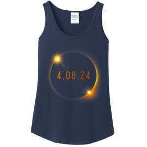 2024 Solar Eclipse American Totality Spring 4.08.24 Ladies Essential Tank