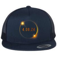 2024 Solar Eclipse American Totality Spring 4.08.24 Flat Bill Trucker Hat