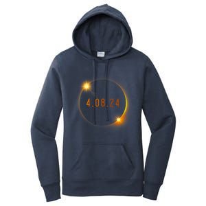 2024 Solar Eclipse American Totality Spring 4.08.24 Women's Pullover Hoodie