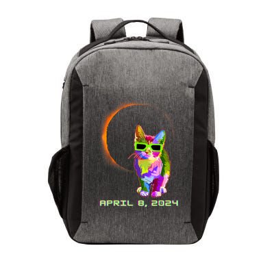2024 Solar Eclipse Cat Wearing Solar Eclipse Glasses Vector Backpack