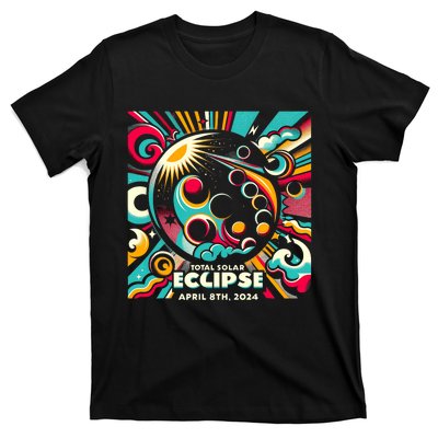 2024 Solar Eclipse 2024 04.08.24 Eclipse Design T-Shirt