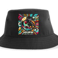 2024 Solar Eclipse 2024 04.08.24 Eclipse Design Sustainable Bucket Hat