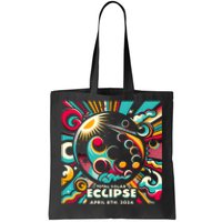 2024 Solar Eclipse 2024 04.08.24 Eclipse Design Tote Bag