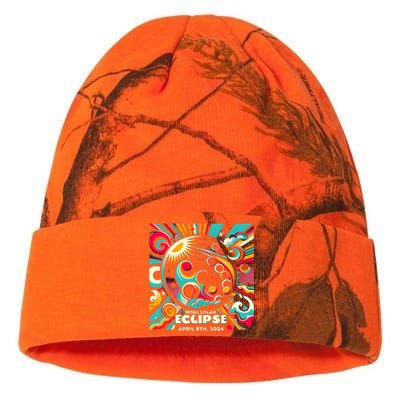 2024 Solar Eclipse 2024 04.08.24 Eclipse Design Kati Licensed 12" Camo Beanie