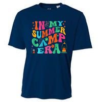 2 Side Groovy In My Summer Camp Era Retro Camping Crew Cooling Performance Crew T-Shirt