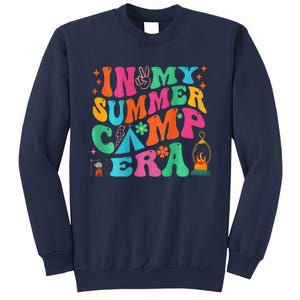 2 Side Groovy In My Summer Camp Era Retro Camping Crew Sweatshirt