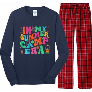 2 Side Groovy In My Summer Camp Era Retro Camping Crew Long Sleeve Pajama Set