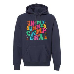 2 Side Groovy In My Summer Camp Era Retro Camping Crew Premium Hoodie