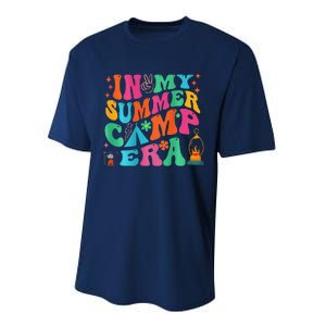 2 Side Groovy In My Summer Camp Era Retro Camping Crew Performance Sprint T-Shirt