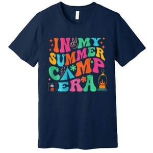 2 Side Groovy In My Summer Camp Era Retro Camping Crew Premium T-Shirt