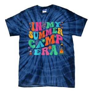 2 Side Groovy In My Summer Camp Era Retro Camping Crew Tie-Dye T-Shirt