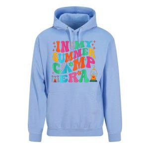 2 Side Groovy In My Summer Camp Era Retro Camping Crew Unisex Surf Hoodie