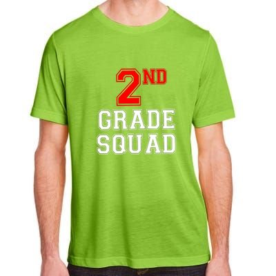 2ND Second Grade Squad Back To School Teacher Gifts Adult ChromaSoft Performance T-Shirt