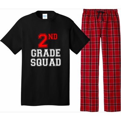 2ND Second Grade Squad Back To School Teacher Gifts Pajama Set