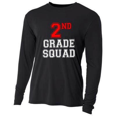 2ND Second Grade Squad Back To School Teacher Gifts Cooling Performance Long Sleeve Crew