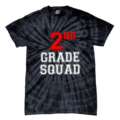 2ND Second Grade Squad Back To School Teacher Gifts Tie-Dye T-Shirt