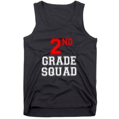 2ND Second Grade Squad Back To School Teacher Gifts Tank Top