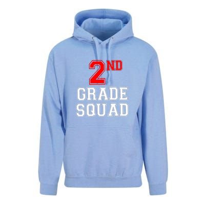 2ND Second Grade Squad Back To School Teacher Gifts Unisex Surf Hoodie