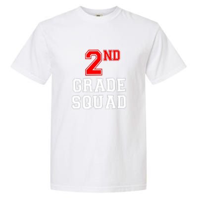 2ND Second Grade Squad Back To School Teacher Gifts Garment-Dyed Heavyweight T-Shirt