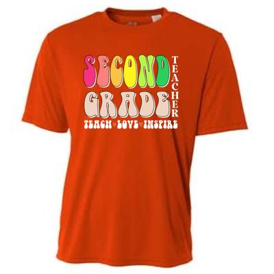 2Nd Second Grade Teacher Back To School Or Appreciation Week Cute Gift Cooling Performance Crew T-Shirt