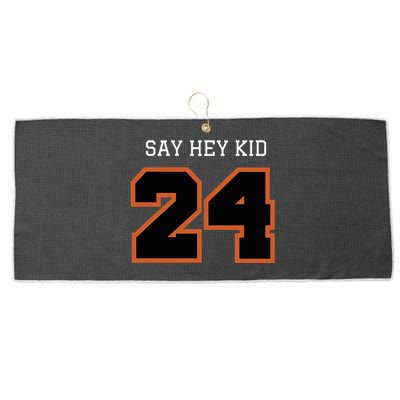 24 Say Hey Large Microfiber Waffle Golf Towel