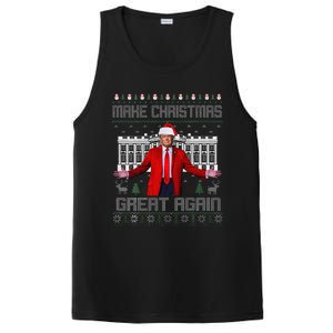 2 Side Make Christmas Great Again Ugly Sweaters Trump Xmas PosiCharge Competitor Tank