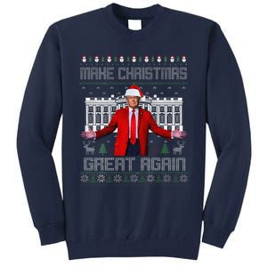 2 Side Make Christmas Great Again Ugly Sweaters Trump Xmas Tall Sweatshirt