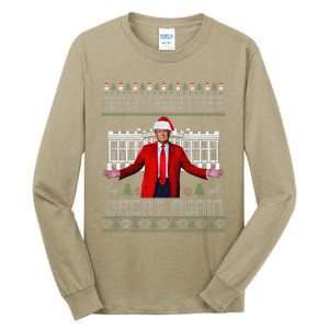 2 Side Make Christmas Great Again Ugly Sweaters Trump Xmas Tall Long Sleeve T-Shirt