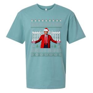 2 Side Make Christmas Great Again Ugly Sweaters Trump Xmas Sueded Cloud Jersey T-Shirt