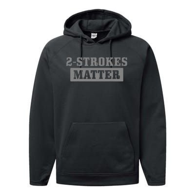 2 Strokes Matter Motorcycle Dirt Bike Racing Motocross Biker Performance Fleece Hoodie