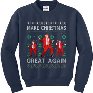 2 Side Make Christmas Great Again Ugly Sweaters Trump Xmas Kids Sweatshirt