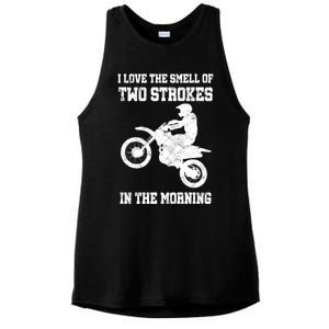 2 Strokes Matter! MX Motocross Dirt Biker Hoodie Gift Idea Ladies PosiCharge Tri-Blend Wicking Tank