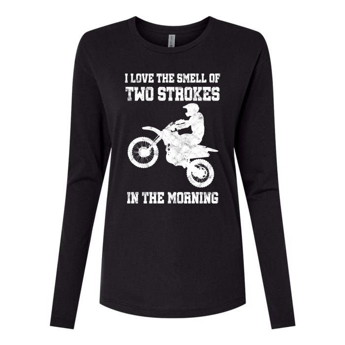 2 Strokes Matter! MX Motocross Dirt Biker Hoodie Gift Idea Womens Cotton Relaxed Long Sleeve T-Shirt